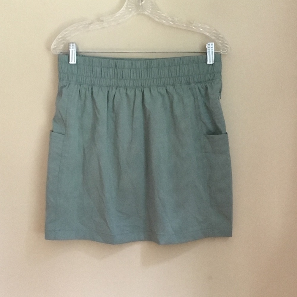 NEW Eddie Bauer Green Twin River Mini Skirt - Picture 4 of 8